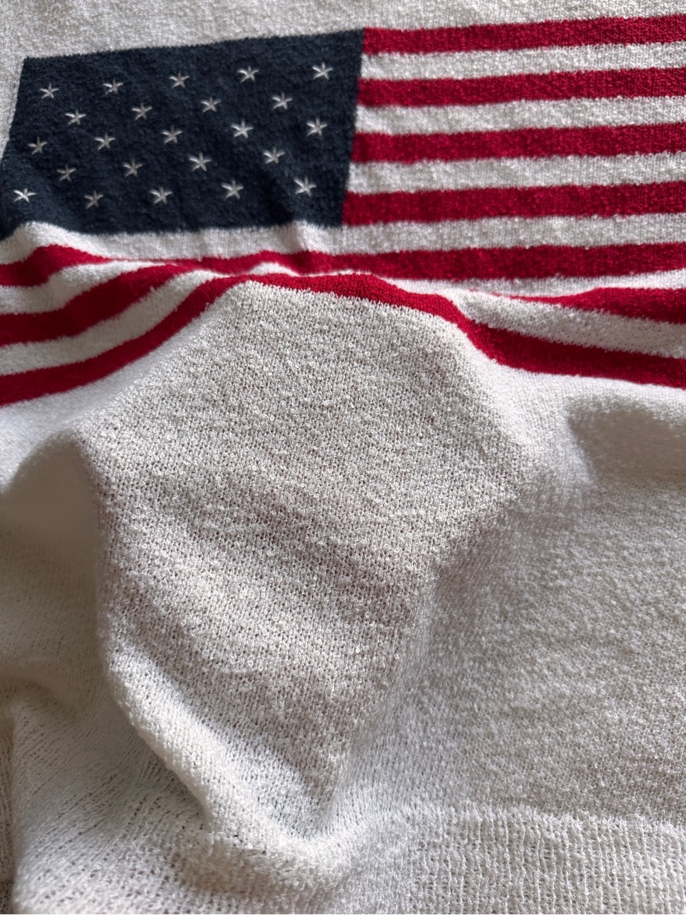 Show Me Your Mumu USA July American Flag Woodsy Summer Sweater Women’s medium - Picture 5 of 10
